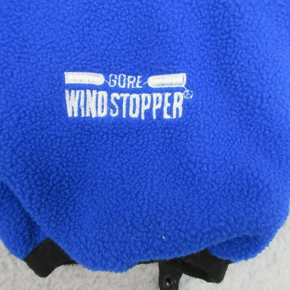 The North Face Royal Blue and Black WindStopper Fleece Jacket